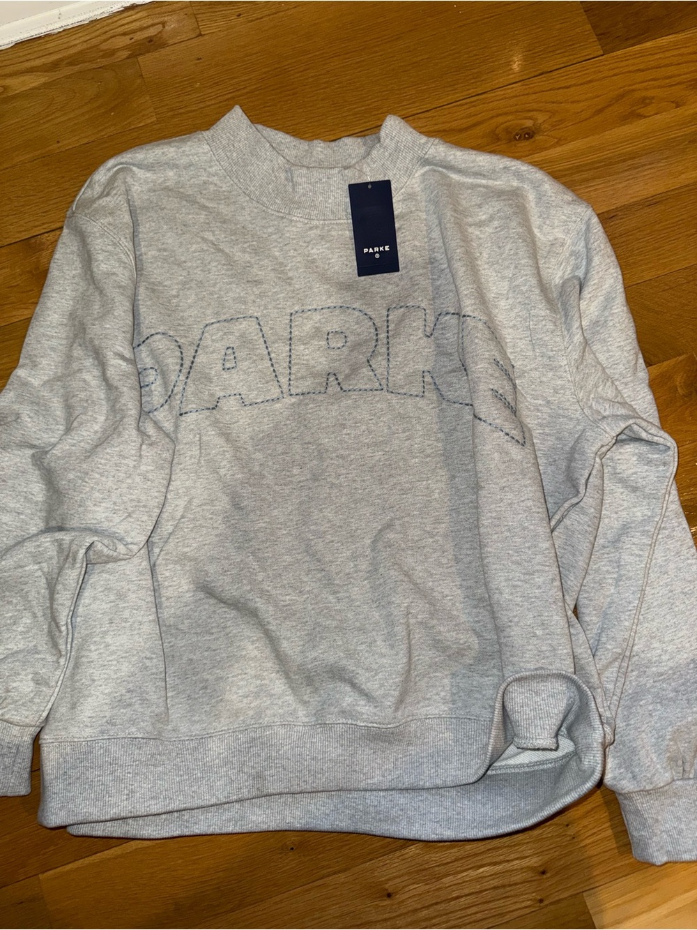 Grey Mockneck Sweatshirt - Parke x Target